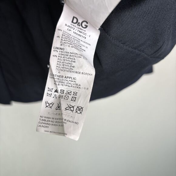 Dolce Gabbana Navy Corduroy Patch Blazer - Picture 6 of 11